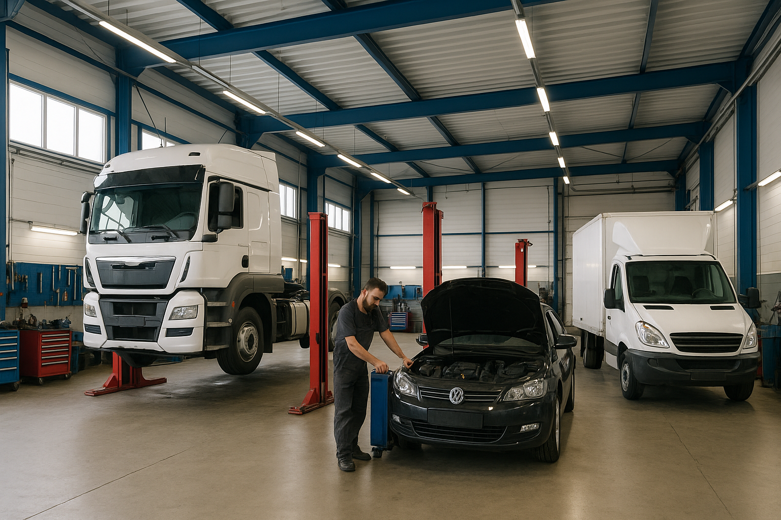 LKW und PKW Werkstatt